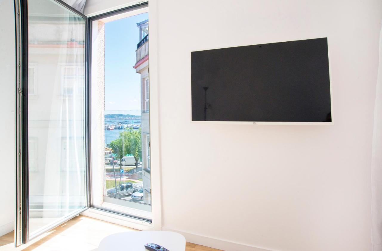 P1 O Grove Centro Puerto Appartement Buitenkant foto